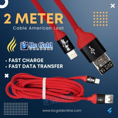 2M IPhone Cable American Laat
