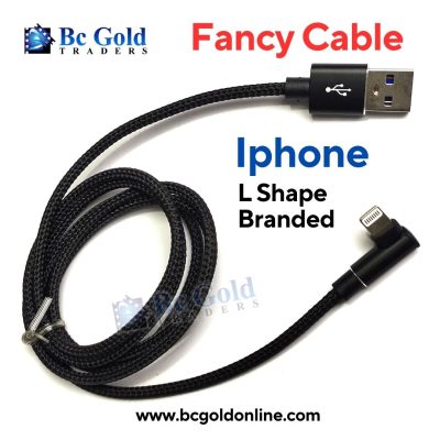 Fancy Cable Iphone L Shape Branded