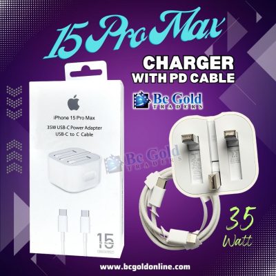15 Pro Max Charger with PD Cable