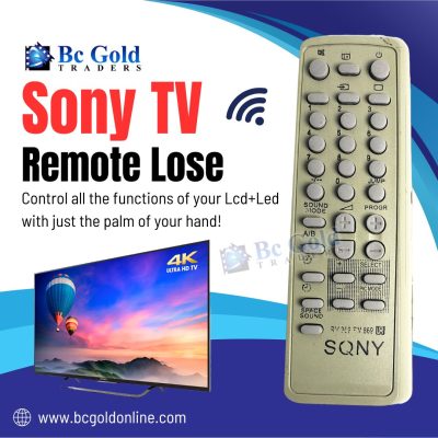Sony TV Remote Lose
