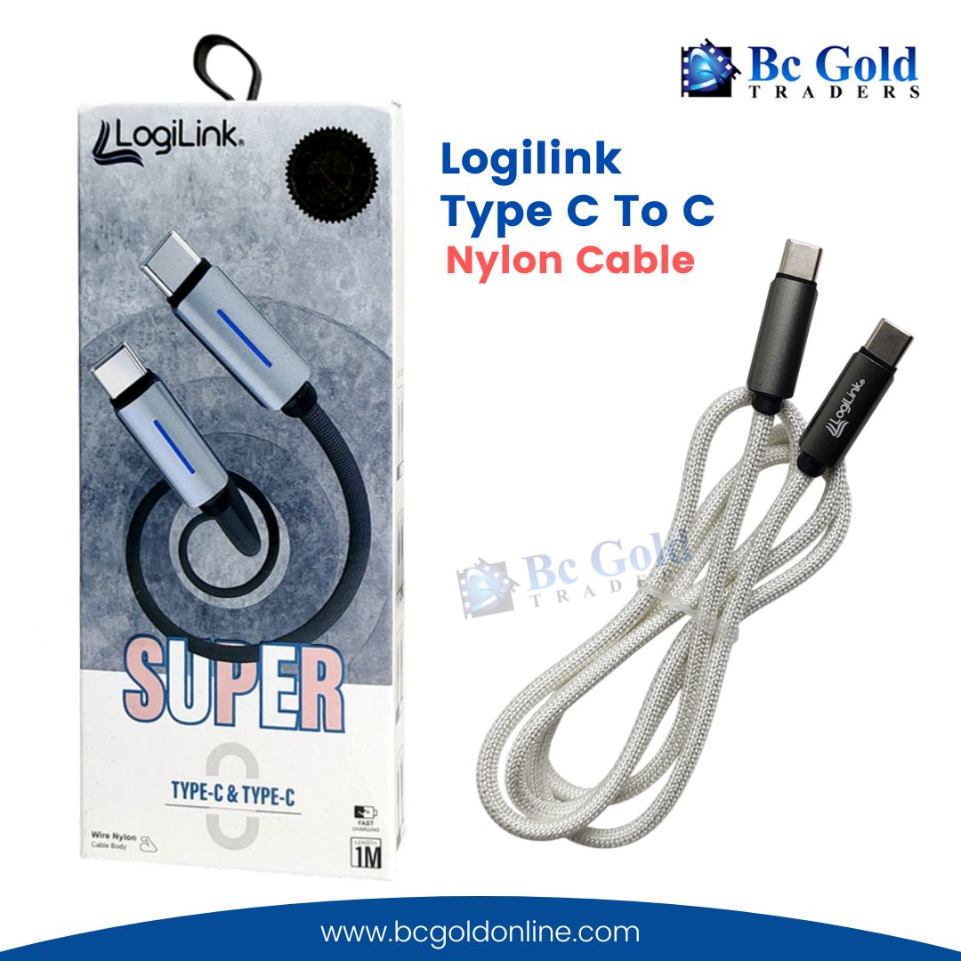 Logilink Type C To C Nylon Cable - CBL-2411002