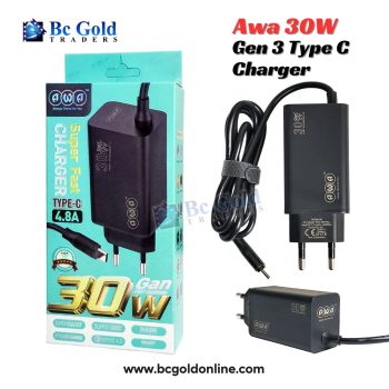 Awa 30W Gen 3 Type C Charger