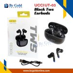 UCCI UT-03 Black Tws Earbuds
