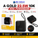 A Gold 22.5W 10K Mini Powerbank – PB-260403
