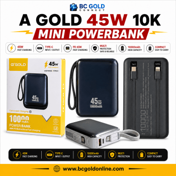 A Gold 45W 10K Mini Powerbank