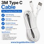 3M Type C Cable Laat – CBL-2605002