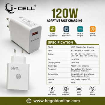 J Cell 120W Adapter