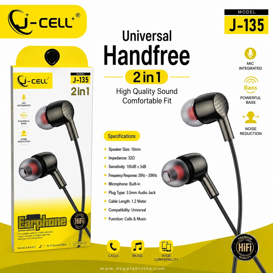 J Cell J-135 Universal Handfree - HF-2605007